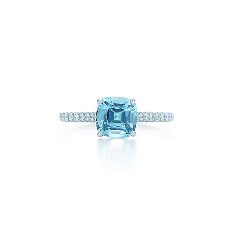 tiffany aquamarine engagement ring